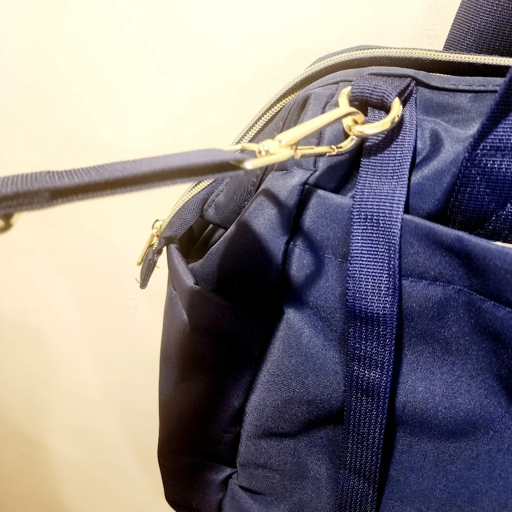 Fisher price Blue Quilted Handbag Diaper bag